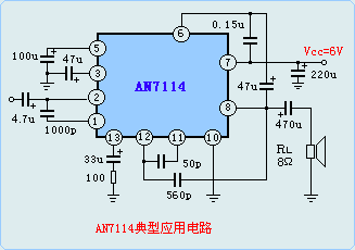 AN7114應用電路