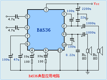 BA536應(yīng)用電路