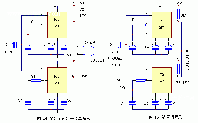 音調(diào)解碼器567詳解