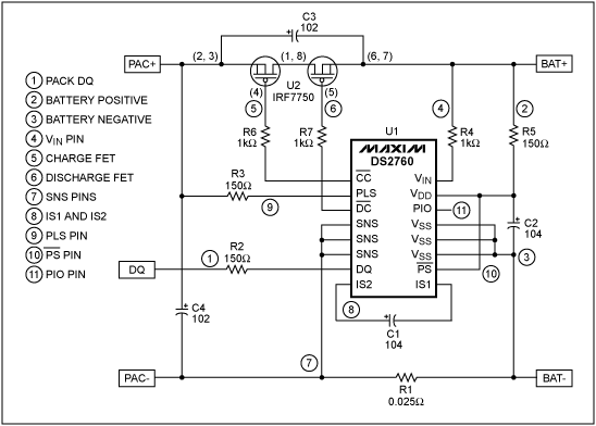 Figure 1. Circuit board nodes that must be verified.