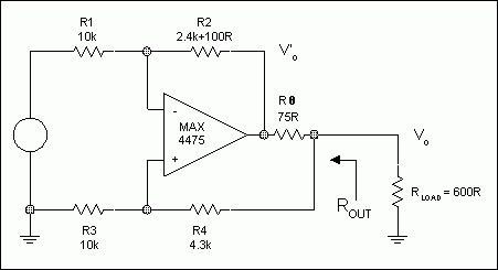 圖4. 例1 (為簡單起見，沒有標(biāo)出電源去耦)