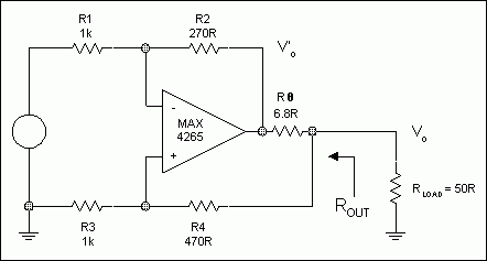 圖5. 例2 (為簡單起見，沒有標(biāo)出電源去耦)