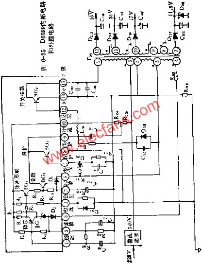 D0689內(nèi)部電路和外圍電路圖  www.ttokpm.com