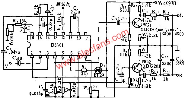 D3361鎖相環(huán)調(diào)頻立體聲解碼電路的應(yīng)用  www.ttokpm.com