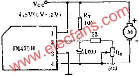 D1470H直流馬達穩(wěn)速電路的應用  www.ttokpm.com