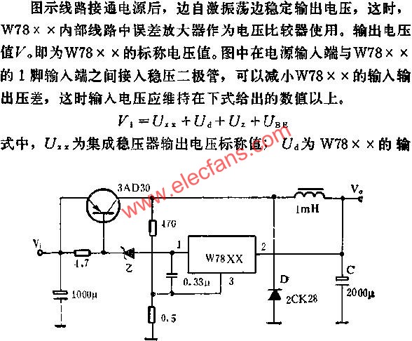 開關(guān)式穩(wěn)壓電路應(yīng)用線路圖  ttokpm.com