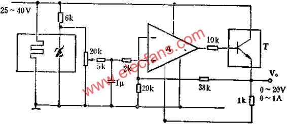 SW399組成的精密功率電源電路圖  ttokpm.com