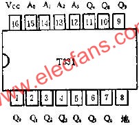 T331四線-十線譯碼器的應用線路圖  www.ttokpm.com