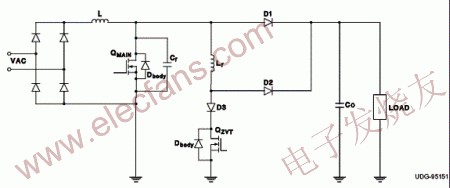 具有ZVT功率級(jí)的升壓轉(zhuǎn)換器 www.ttokpm.com