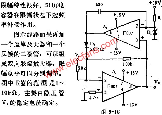 精密限幅放大器電路圖  ttokpm.com