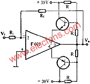 提高輸出電壓放大器電路圖  www.ttokpm.com