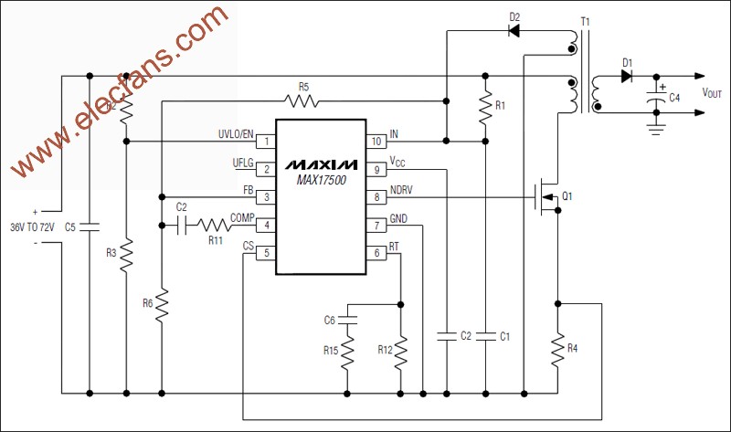 MAX17499/MAX17500電流模式PWM控制器 ttokpm.com