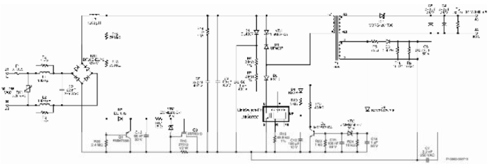 圖8:7 W可調(diào)光LED驅(qū)動器電路圖。（電子系統(tǒng)設(shè)計）