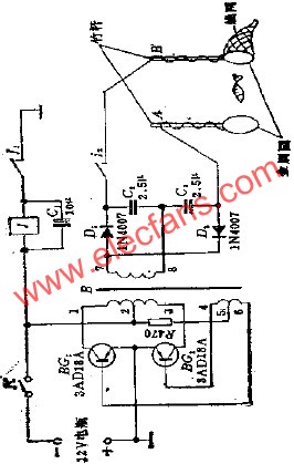 電子打魚器電路  ttokpm.com