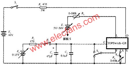 TOPSwitch-GX性能測(cè)量電路  ttokpm.com