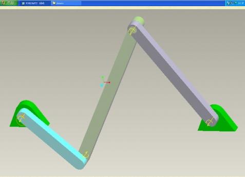Pro/E四桿機構(gòu)的運動仿真