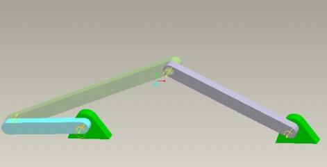 Pro/E四桿機構(gòu)的運動仿真