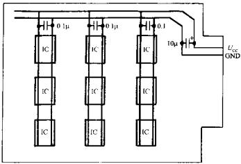 數(shù)字IC的電源退耦電路  ttokpm.com