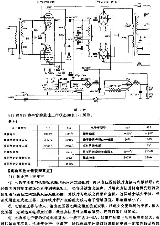 高功率電子管功率放大器電路原理圖  ttokpm.com