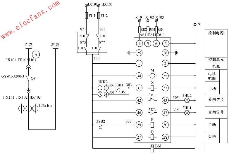 增加BSJ 后的聯(lián)絡(luò)柜控制電路圖  ttokpm.com