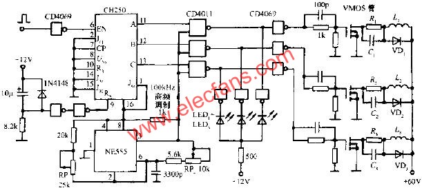 斬波式平滑驅(qū)動電路圖  ttokpm.com