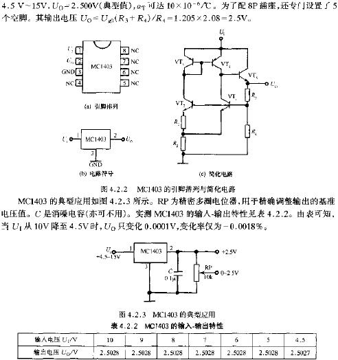 MC1403的引腳排列與簡(jiǎn)化電路  ttokpm.com