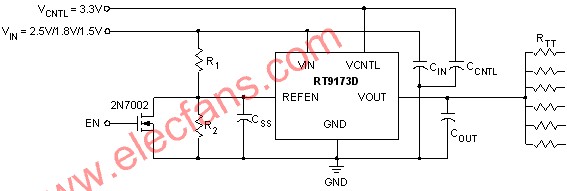 RT9173D應(yīng)用電路