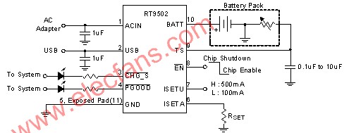 RT9502應(yīng)用電路