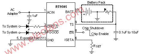 RT9505應(yīng)用電路