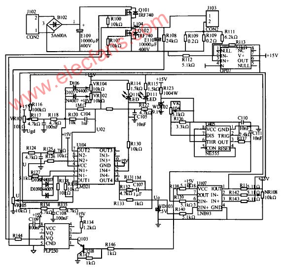 雙閉環(huán)控制的充電器電路原理圖 文章來源:http:ttokpm.com