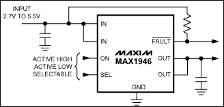 MAX1946：典型工作電路