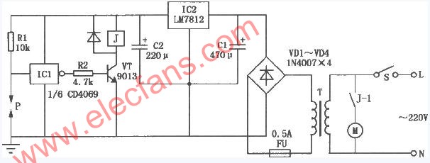 家用增壓水泵保護電路 www.ttokpm.com