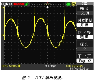 DC/DC模塊的電源紋波測(cè)量