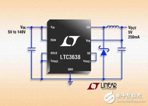 140V、250mA 同步降壓型轉(zhuǎn)換器