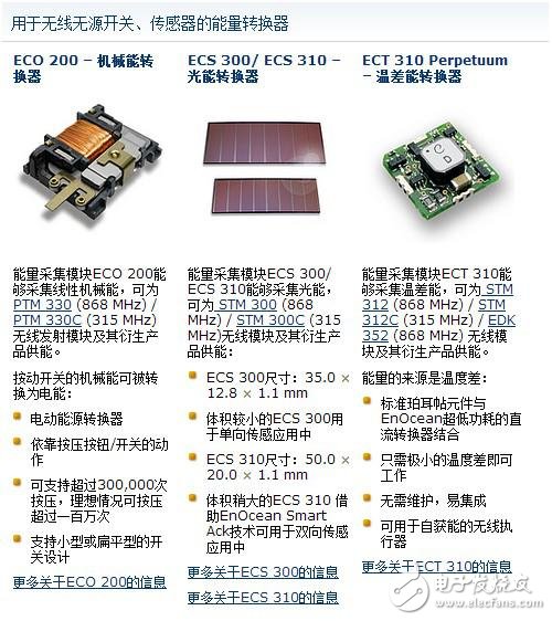 圖2 用于無線無源開關、傳感器的能量轉換器