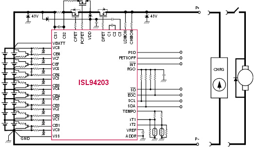 【intersil】電池保護(hù)、監(jiān)控與平衡解決方案