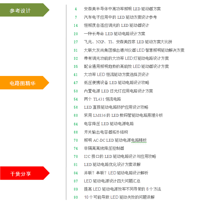 LED驅動開發(fā)指南與電路圖集