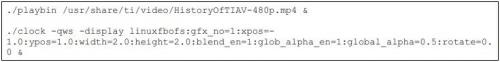 AM335x EVM（AM3358 主頻為720MHz）上，運(yùn)行命令行如下