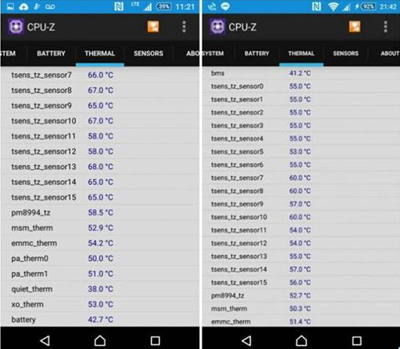 手機(jī)檢測軟件CPU-Z的測評結(jié)果