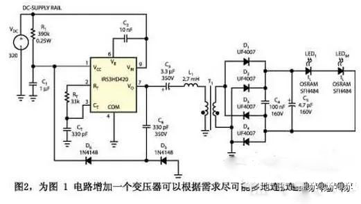 CFL鎮(zhèn)流器IC驅(qū)動(dòng)LED應(yīng)用電路詳解