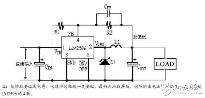 LM2596穩(wěn)壓電路和穩(wěn)壓模塊電路