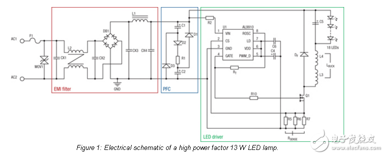 高功率因數(shù)LED T8燈管更換