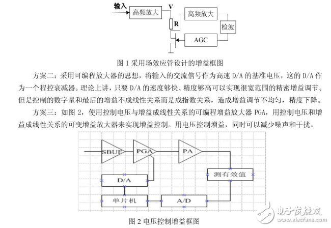 增益可調(diào)放大器的設(shè)計(jì)