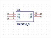 為MAX4230開發(fā)的實(shí)例符號(hào)