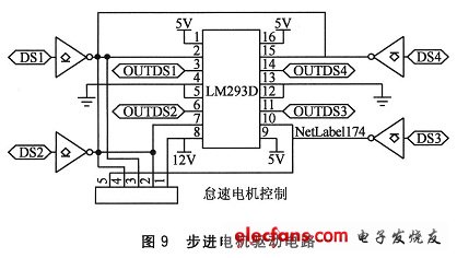 ECU怠速步進電機驅(qū)動電路