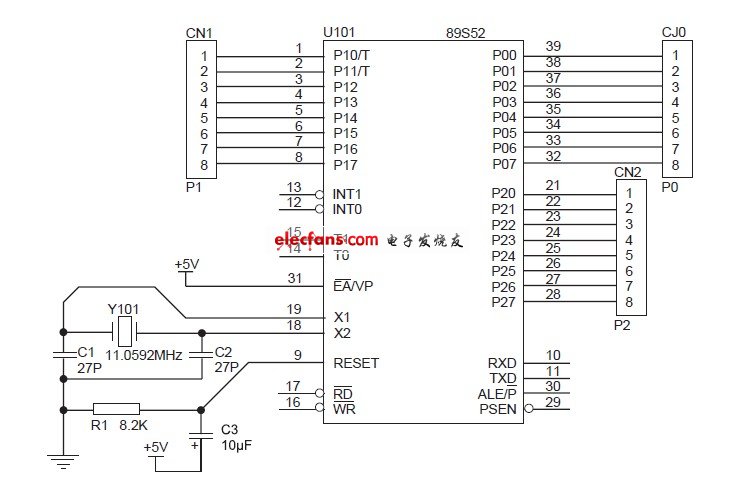 單片機基本系統(tǒng)電路