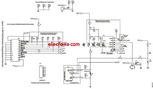 ADP1650 評估板子板電路圖