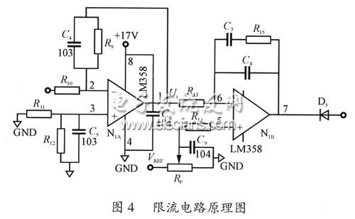 限流保護(hù)電路原理圖