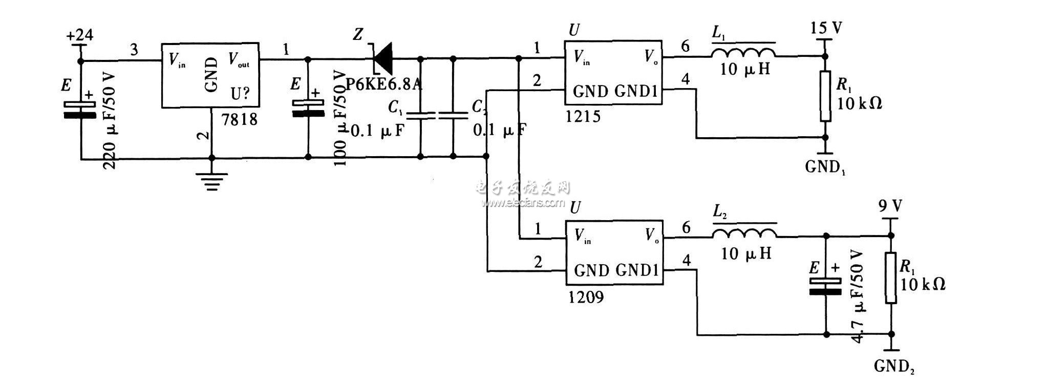 系統(tǒng)的電源電路設(shè)計(jì)