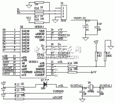 USB接口電路